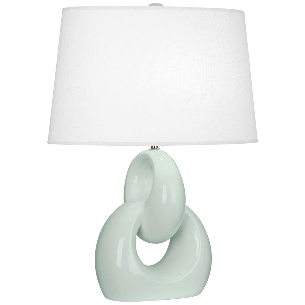 296_image1 FUSION CELADON GREEN CERAMIC TABLE LAMP