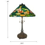 HUNTINGTON BURNISHED FIELDSTONE TABLE LAMP