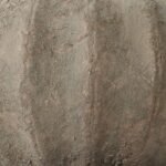 CLAMSHELL RIBBED SAND CERAMIC TABLE LAMP