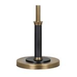 BRASS AND BRONZE BUFFET TABLE LAMP