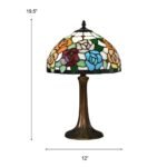 ANTIQUE BRONZE ACCENT TABLE LAMP