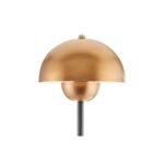 BLACK AND BRUSHED BRASS TABLE LAMP