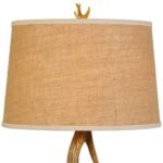 RUSTIC DEER ANTLER TABLE LAMP