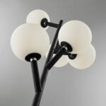 LITE SOURCE BLANCA BLACK 5 LIGHT LED TREE FLOOR LAMP
