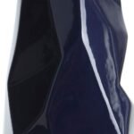NAVY BLUE GLOSS GLAZE CERAMIC TABLE LAMP