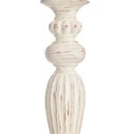 PEACOCK PRINT SHADE ANTIQUE WHITE FLOOR LAMP