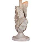 TROPICAL COASTAL ANTIQUE WHITE TABLE LAMP
