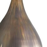 SATIN SILVERED BRONZE MERCURY GLASS TABLE LAMP