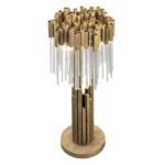 HAVANA GOLD FINISH MODERN TABLE LAMP