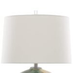 RAINBOW MULTI COLOR PORCELAIN TABLE LAMP