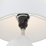 HIGH TROPICAL FISH WHITE CERAMIC LAMP