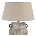 CODY WEATHERED HYDROCAL JUG TABLE LAMP