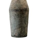 RUSTIC MOONSTONE FINISH CERAMIC TABLE LAMP