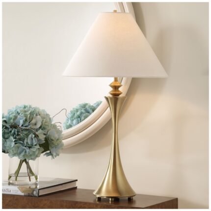 BRASS METAL TABLE LAMP