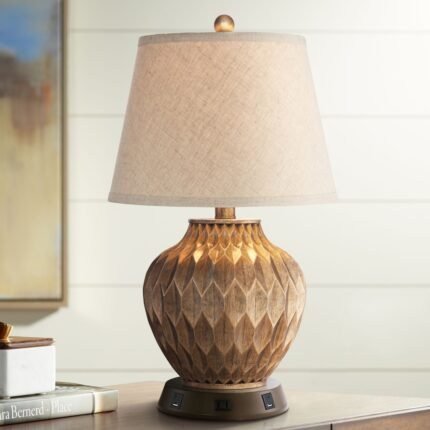 BRONZE ACCENT TABLE LAMP