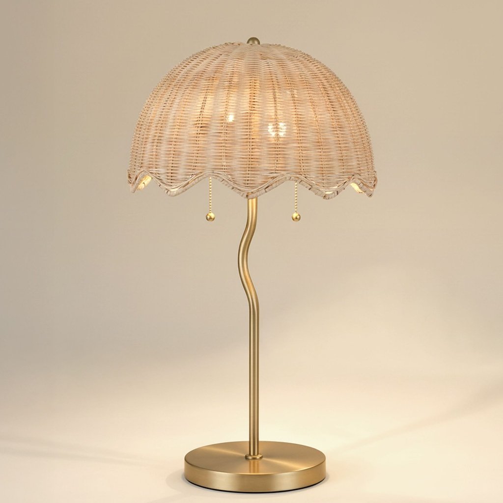 338_image3 SOFT GOLD AND RATTAN LIGHT TABLE LAMP