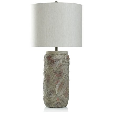 CEMENT MAPLE CREAM TABLE LAMP