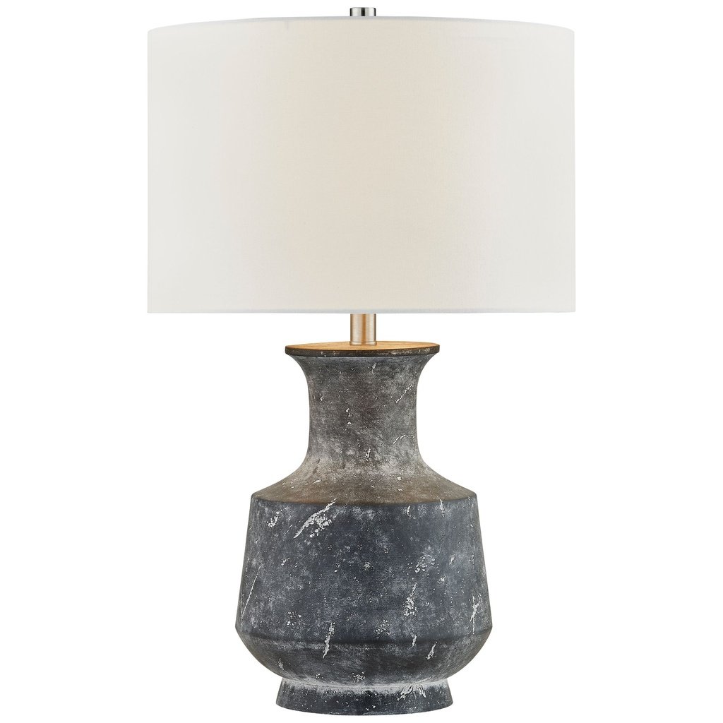 385_image1 GRAY AND BLUE TABLE LAMP