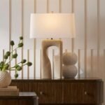 TRAVERTINE TABLE LAMP