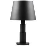 MATTE BLACK TABLE LAMP
