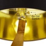 POSSINI EURO ZEUS GOLD LEAF MODERN TABLE LAMPS