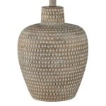 GLENN DAPPLED BEIGE TABLE LAMP