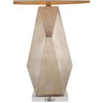 CHAMPAGNE GOLD GEOMETRIC TABLE LAMPS