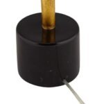 POSSINI WHITE SHADE GOLD LEAF MODERN TABLE LAMP