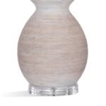 BOHO STYLED WHITE TABLE LAMP