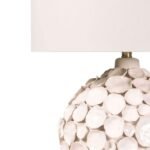 LUCIA WHITE CERAMIC TABLE LAMP