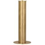 MODERN BRASS METAL COLUMN TABLE LAMP
