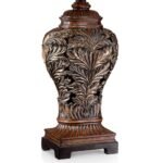 BARNES AND IVY OAK LEAFWORK TRADITIONAL TABLE LAMP