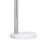 POSSINI MARBLE CHROME MODERN ARC FLOOR LAMP