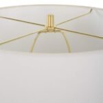 MODERN WHITE PORCELAIN TABLE LAMP