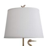 FORTY WEST COASTAL HERON BIRD TABLE LAMP