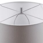 BLUE WAVY TEXTURE CERAMIC TABLE LAMP