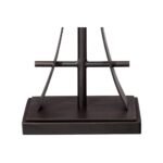 TIFFANY STYLE ART GLASS LAMP WITH DIMMER