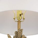 GOLD LEAF FINISH TABLE LAMP