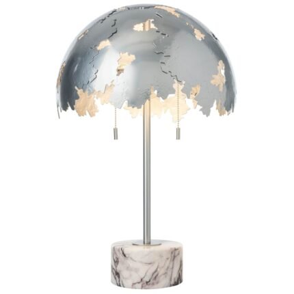 LILAC MARBLE DOME TABLE LAMP