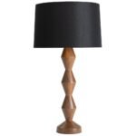 BUFFET BLACK SHADE TABLE LAMP