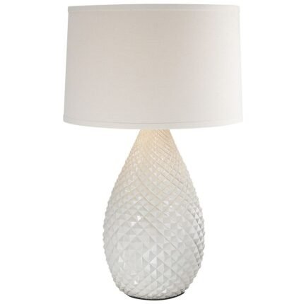 HYDROCAL TABLE LAMP IN SWISS COFFEE