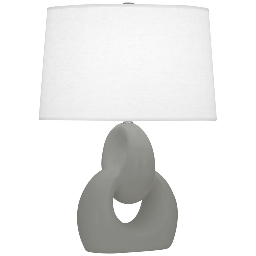 427_image1 MODERN MATTE SMOKY TAUPE TABLE LAMP