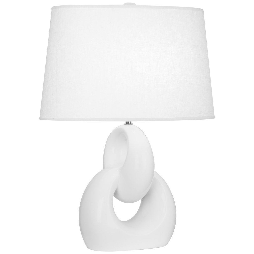 431_image1 DAISY GLAZED CERAMIC NICKEL TABLE LAMP