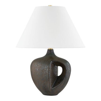 AVENEL AGED BRASS TABLE LAMP