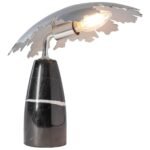 BLACK MARBLE MINI TABLE LAMP