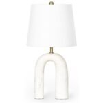SLINKLY MARBLE TABLE LAMP