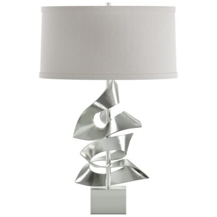 HIGH STERLING TWOFOLD TABLE LAMP