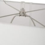 FREE FLOWING SILVER TABLE LAMP