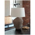 BLACK CERAMIC TABLE LAMP FOR HOME