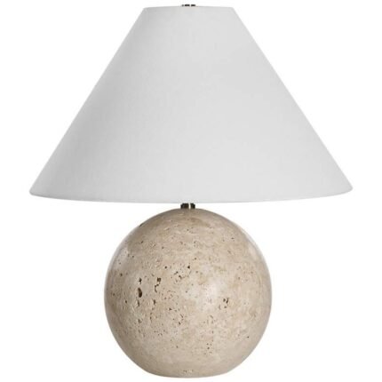 MODERN NATURAL BEIGE MARBLE TABLE LAMP